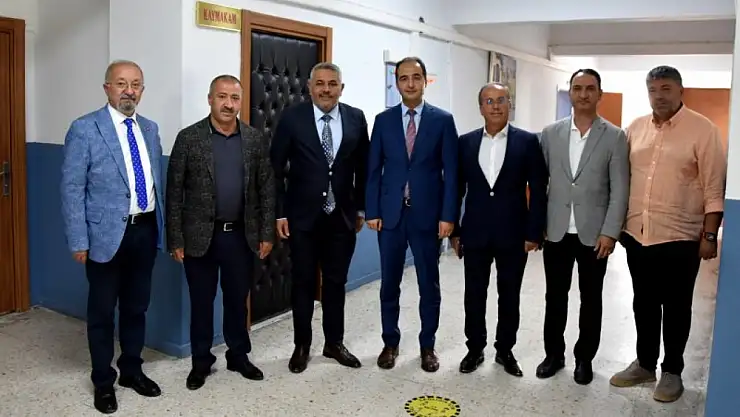 MTSO Yönetiminden  Yeşilyurt Kaymakamı Hasan Hüseyin Uzan'a Ziyaret