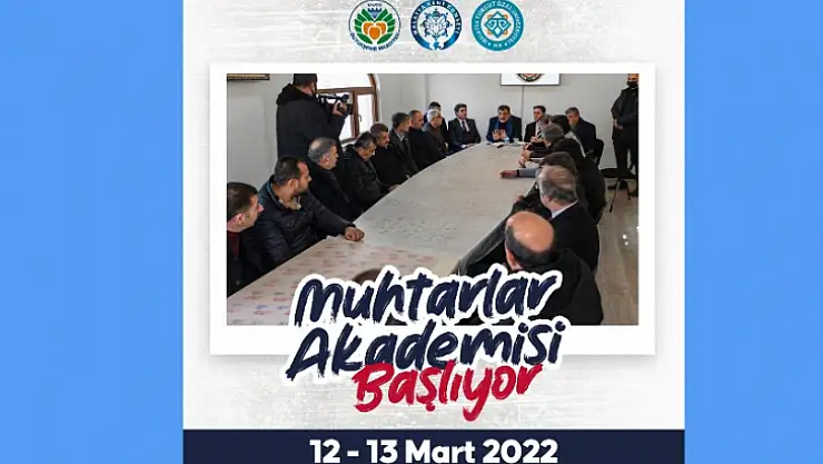 'Muhtar Akademisi' Başlıyor