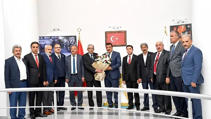 Muhtar Derneklerinden Başkan Gürkan'a Ziyaret