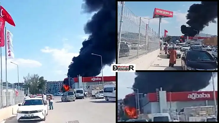 Mv. Ağbaba'nın İşyerinde Yangın Paniği