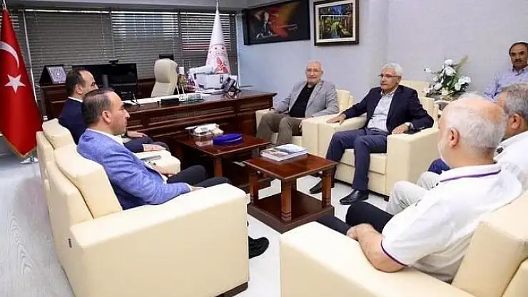 Mv. Kahtalı ve Başkan Güder'den İl Müd. Dr. Erhan Berk'e Ziyaret