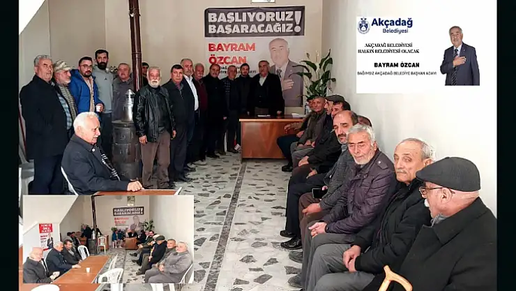 Özcan' Akçadağ Belediyesi Halkın Belediyesi Olacak'