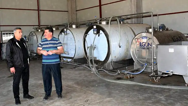 Özcan' Soğuk Zinciri ve Süt Toplama Merkezi'ni İnceledi'