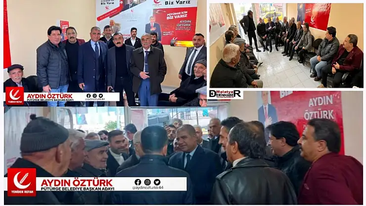 Öztürk' Pütürge'miz ve Refahlı Yarınlar İçin El Ele Hep Birlikte'
