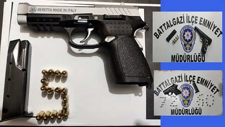 Polis Uygulamalarında 3 Adet Silah Ele Geçirildi