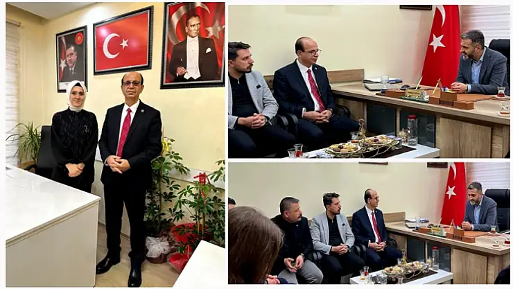 Prof. Dr. Geçit'ten AK Parti Yeşilyurt İlçe Teşkilatına Ziyaret