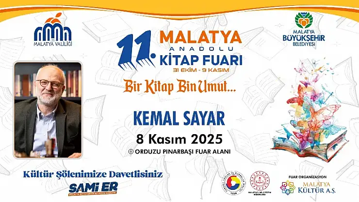Prof. Dr. Kemal Sayar Malatya Kitap Fuarı'nda