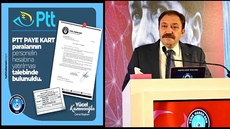 PTT Genel Müdürlüğüne Başkan Kazancıoğlu Tarafından İletildi