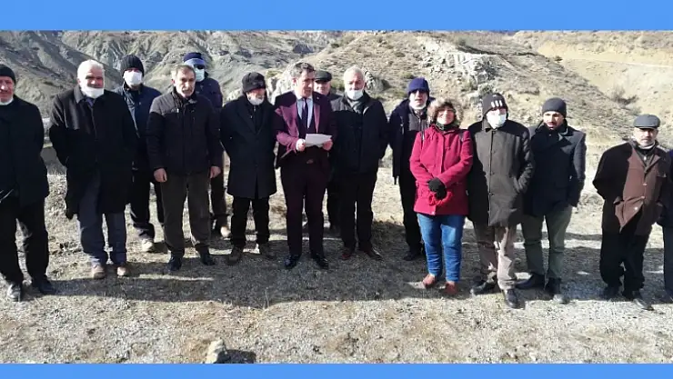 Pütürge ve Tepehan Halkı  Büyükçay Barajının Yapılmasına Tepkili