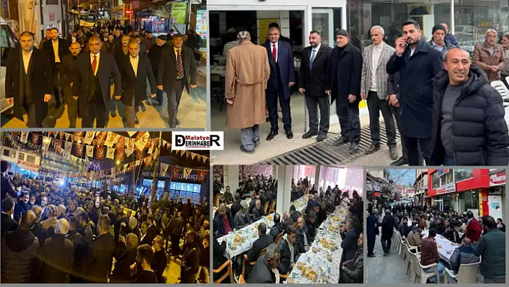 Pütürgeliler Başkan Adayı Öztürk'ün İftar Programına Yoğun İlgi Gösterdiler