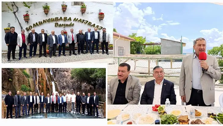 Renksan Ortakları ve Eski Bakan İsmet Yılmaz Darende İlçesinde