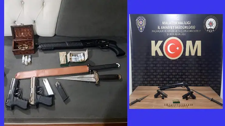 Ruhsatsız Silahlar Yakalandı