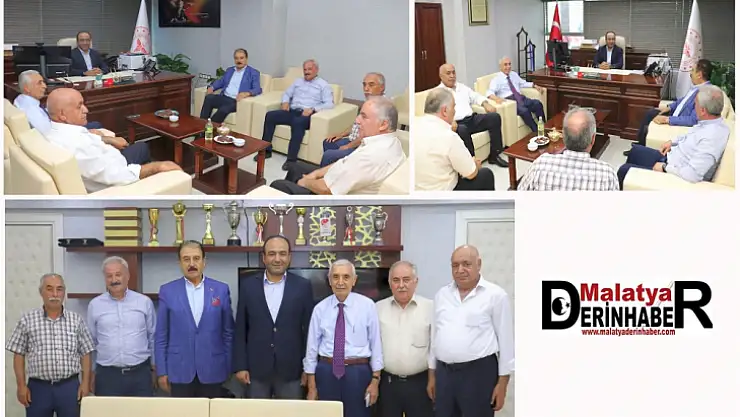 Sağlık İl Müdürü Dr. Berk'e Esnaf Kuruluşları Başkanlarından Ziyaret