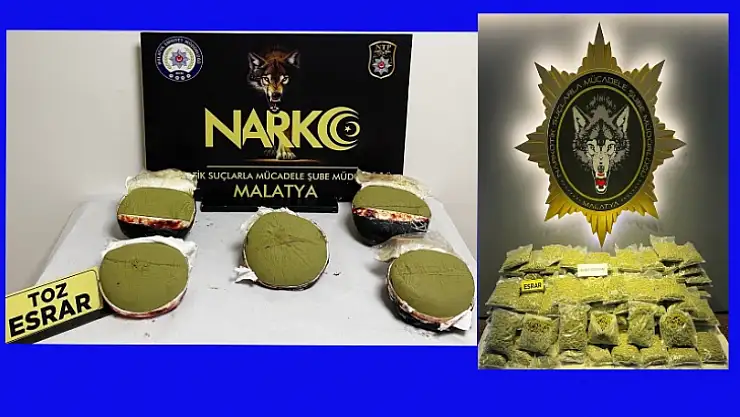 Şüpheli Araçta Esrar Sevkiyatına Polis Engeli