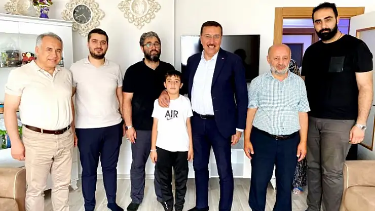 Tüfenkci 15 Temmuz Gazisi Ebubekir Keskin'i Evinde Ziyaret Etti