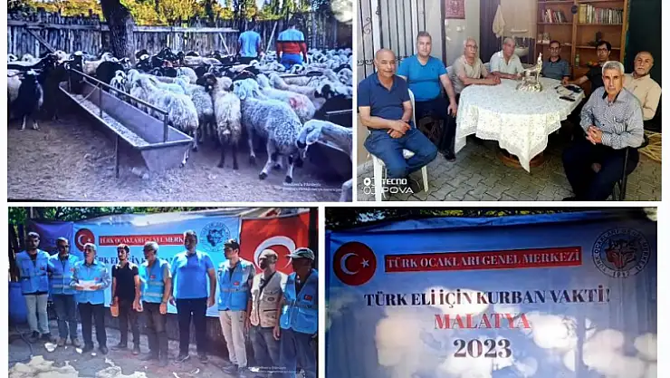 Türk Ocağı Genel Merkezinden Malatyalı Depremzedelere Kurban Kesimi