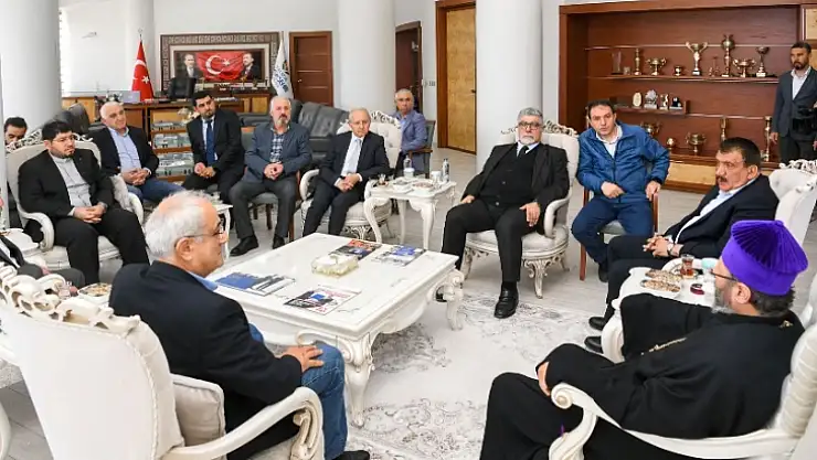 Türkiye Ermeni Patriği Sahak Maşalyan'dan Başkan Gürkan'a Ziyaret