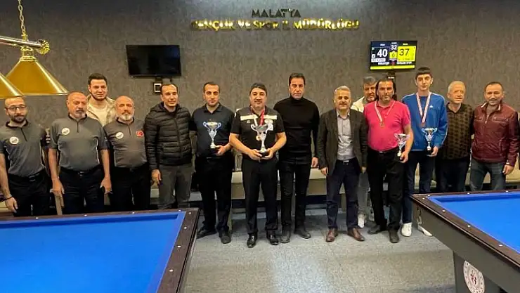 Üç Bant Bilardo İl  Şampiyonası Final Müsabakalarıyla Tamamlandı