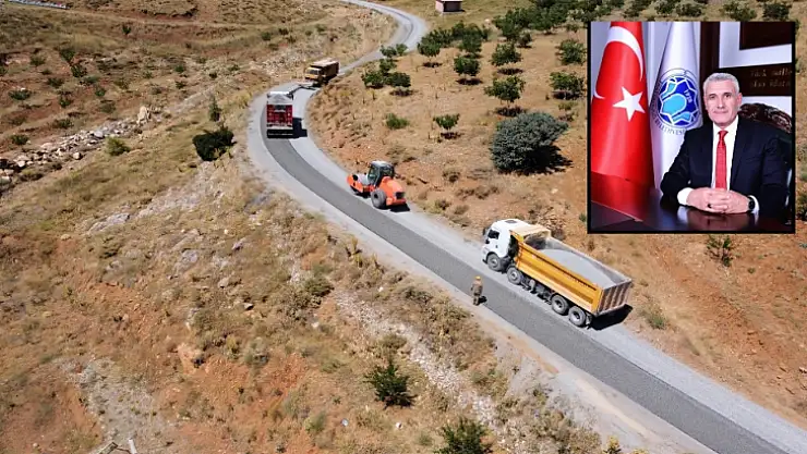 Uluköy Mahallesine 18 Kilometrelik Sathi Kaplama Çalışması
