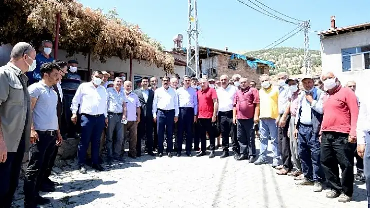 Vali Baruş, Büyükşehir Bel. Başkanı Gürkan, İş İnsanı Vahap Küçük'ten Doğanşehir Gezisi