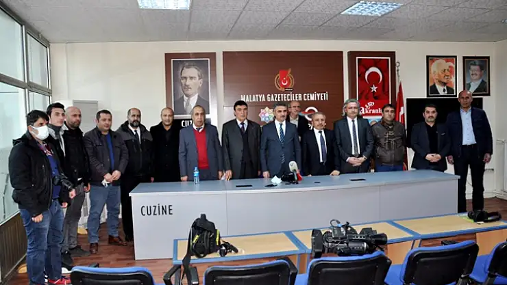 Vali Baruş'tan Gazeteciler Cemiyetine Ziyaret