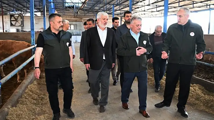 Vali Ersin Yazıcı'dan Hayvancılık İşletmelerine Ziyaret
