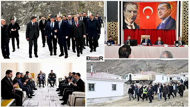 Vali Yavuz Darende İlçesinde İncelemelerde Bulundu