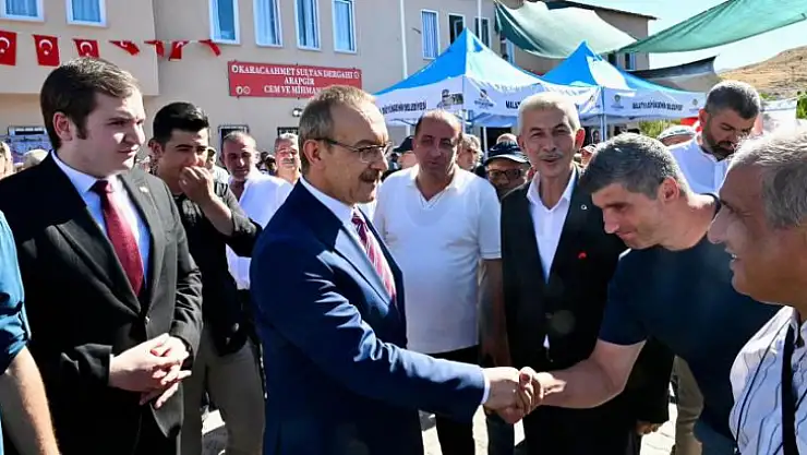 Vali Yavuz Karacaahmet Sultan Dergahı Arapgir Cem ve Mihman Evi Açılışına Katıldı