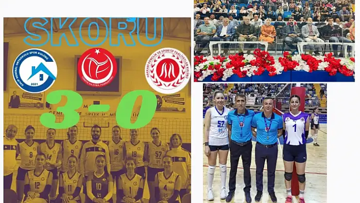 Voleybol Bayanlarda Vali Galip Demirel - 3 Hakkarispor-  0