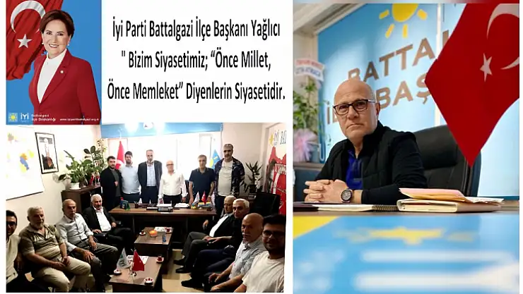 Yağlıcı' Bizim Siyasetimiz 'Önce Millet, Önce Memleket' Diyenlerin Siyasetidir.