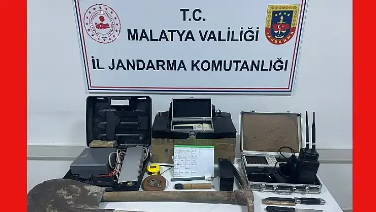 Yazıhan'da Kaçak Kazı Yapanlar Yakalandı