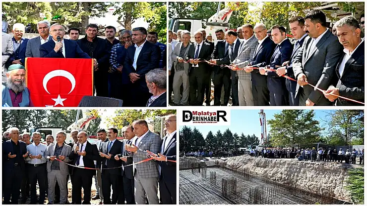 Yazıhan'da Şehit Eyüp Hacıoğlu Camii Yeni Temel Atma Töreni Gerçekleştirildi