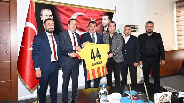 Yeni Malatyaspor Yönetiminden Başkan Gürkan'a Ziyaret