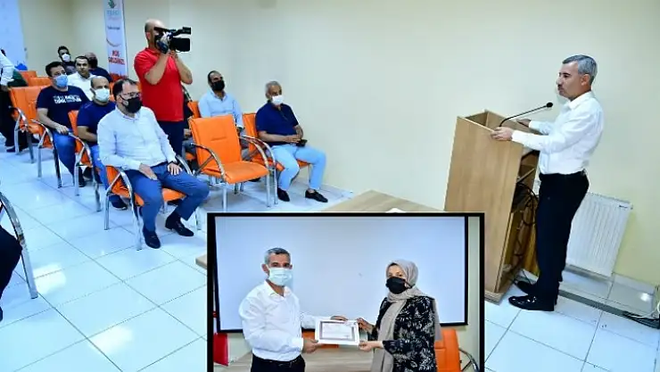 Yeşilyurt Arama ve Kurtarma Ekibine Katılan Kursiyerlere Sertifika