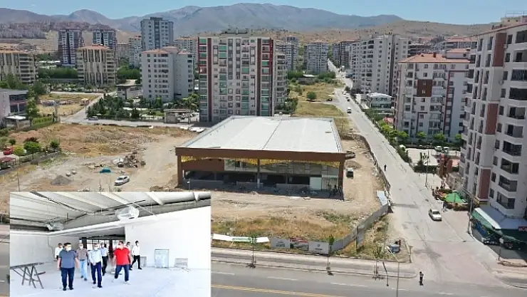 Yeşilyurt Belediyesi Çilesiz Semt Pazarı ve Yaşam Merkezinde Çalışma Yoğunluğu