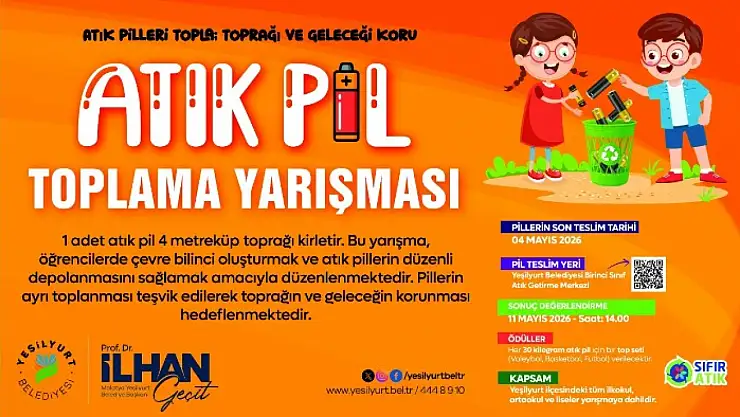 Yeşilyurt Belediyesi'nden Çevre Dostu Proje