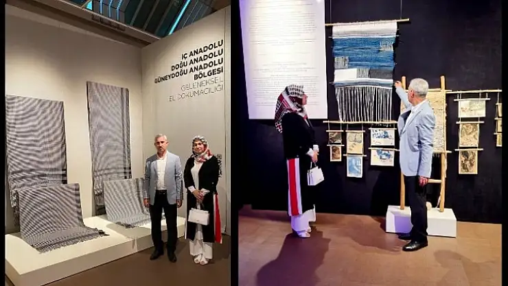 Yeşilyurt'un Yöresel El Dokuması Ehramı, Cumhurbaşkanlığı Külliyesinde Tanıtıldı