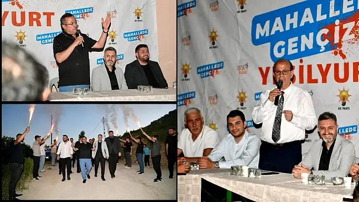 Yeşilyurtlu Gençler AK Parti Teşkilatını Meşalelerle Karşıladı!