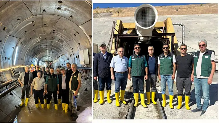 Yoncalı İsale Tünelinde Çalışmalar Tam Gaz