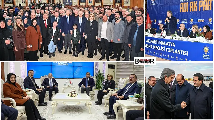 AK Parti Genel Bşk. Yrd. Mustafa Demir Malatya'da Partililerle Buluştu