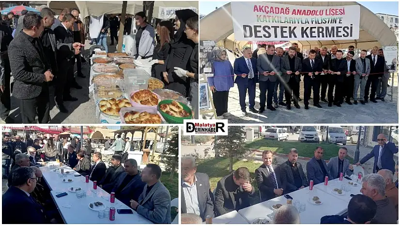 Akçadağ Anadolu Lisesi'nden Filistin'e Destek Kermesi