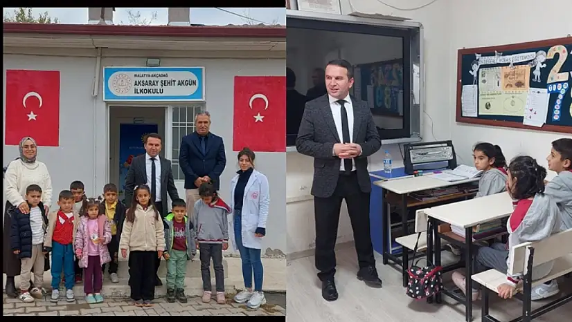 Akçadağ İlçe Milli Eğitim Müdürü Ramazan Cengiz'den Okul Ziyareti