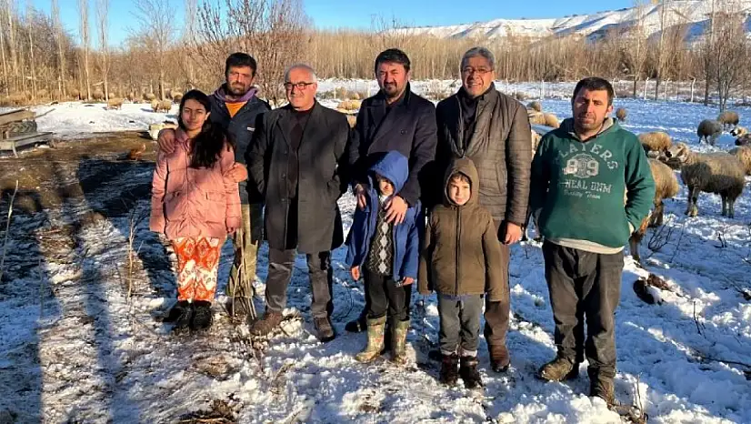 Anahtar Parti İl Başkanı Erdoğan Zelyurt, Zorlu Kış Şartlarına Rağmen Sahada