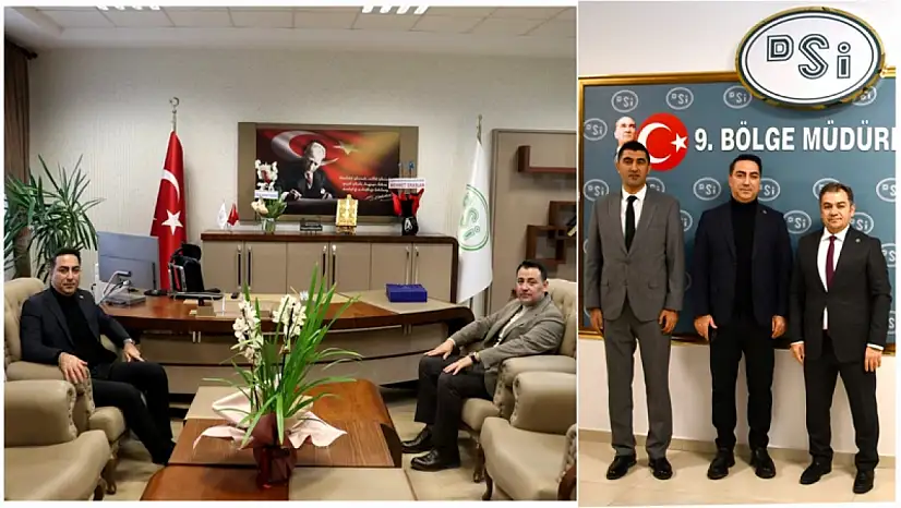 Başkan Hakan Bay'dan Sucu ve Yuşan'a Hayırlı Olsun Ziyareti