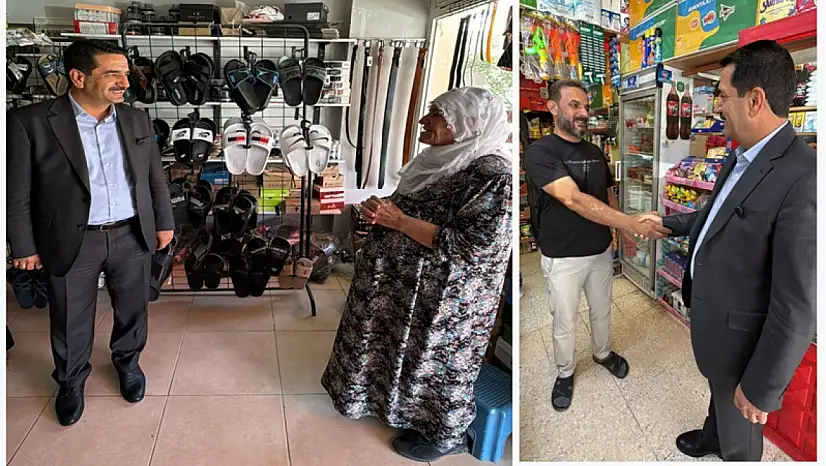 Başkan Taşkın Vatandaşlarla Omuz Omuza