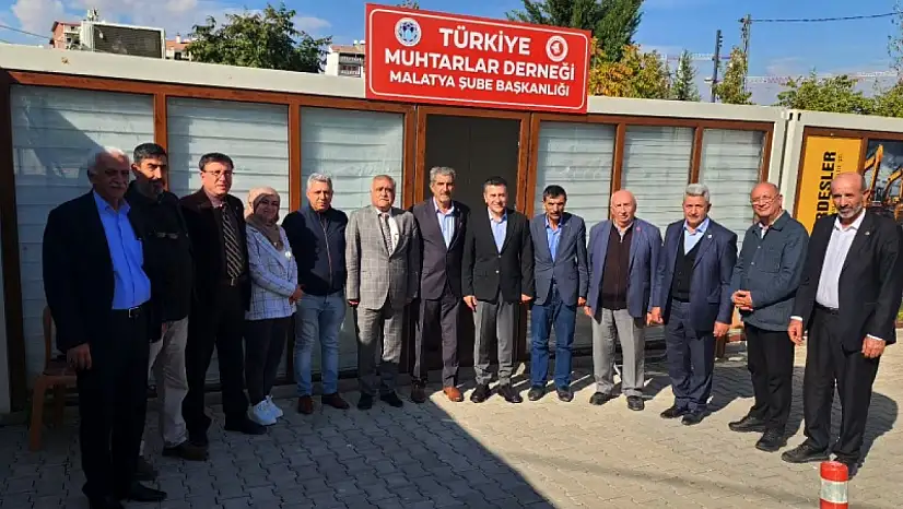 Battalgazi CHP İlçe Teşkilatından Muhtar Derneklerine Ziyaret