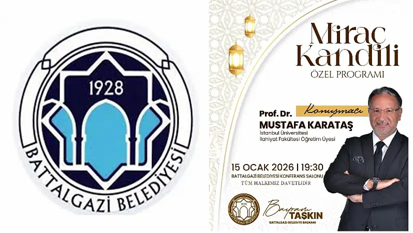 Battalgazi'de Miraç Kandili Özel Programı Düzenlenecek