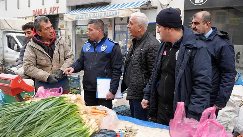 Battalgazi Zabıta'dan Semt Pazarlarında Ölçü ve Tartı Denetimi