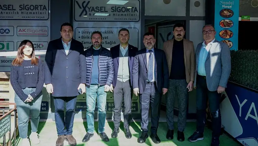 CHP'li Üst Düzey İsimlerden Enver Kiraz'a Dost Ziyareti