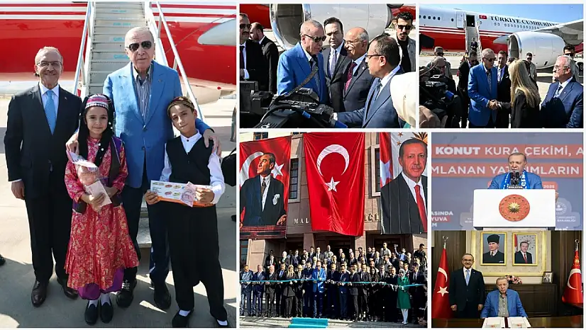 Cumhurbaşkanı Erdoğan'a Malatya'da Coşkulu Karşılama